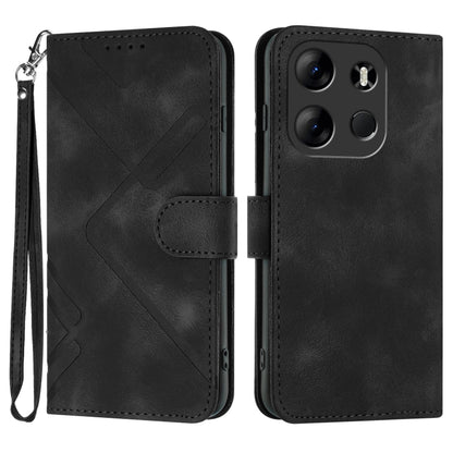 Line Pattern Skin Feel Leather Phone Case, For Tecno Spark Go 5G 2025 / Hot 60i 5G, For Tecno Camon 30 Pro, For Tecno Pova 6 Pro, For Tecno Spark 20 Pro, For Tecno Spark 20, For Tecno Spark Go 2024, For Tecno Camon 20 Premier                           ...