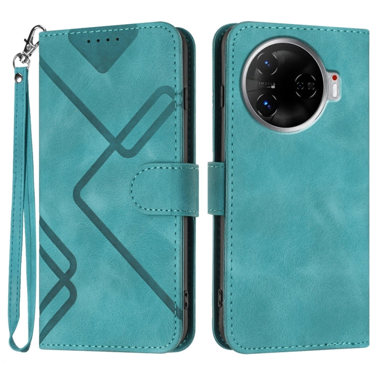 Line Pattern Skin Feel Leather Phone Case, For Tecno Spark Go 5G 2025 / Hot 60i 5G, For Tecno Camon 30 Pro, For Tecno Pova 6 Pro, For Tecno Spark 20 Pro, For Tecno Spark 20, For Tecno Spark Go 2024, For Tecno Camon 20 Premier                           ...