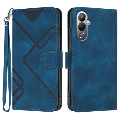 Line Pattern Skin Feel Leather Phone Case, For Tecno Spark Go 5G 2025 / Hot 60i 5G, For Tecno Camon 30 Pro, For Tecno Pova 6 Pro, For Tecno Spark 20 Pro, For Tecno Spark 20, For Tecno Spark Go 2024, For Tecno Camon 20 Premier                           ...