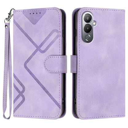 Line Pattern Skin Feel Leather Phone Case, For Tecno Spark Go 5G 2025 / Hot 60i 5G, For Tecno Camon 30 Pro, For Tecno Pova 6 Pro, For Tecno Spark 20 Pro, For Tecno Spark 20, For Tecno Spark Go 2024, For Tecno Camon 20 Premier                           ...
