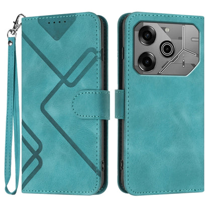 Line Pattern Skin Feel Leather Phone Case, For Tecno Spark Go 5G 2025 / Hot 60i 5G, For Tecno Camon 30 Pro, For Tecno Pova 6 Pro, For Tecno Spark 20 Pro, For Tecno Spark 20, For Tecno Spark Go 2024, For Tecno Camon 20 Premier                           ...
