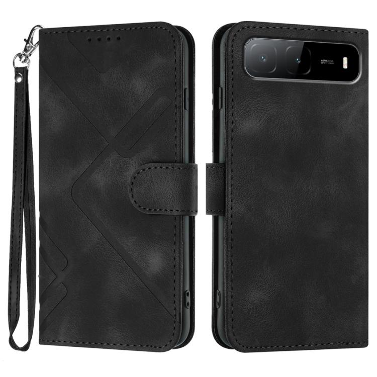 Line Pattern Skin Feel Leather Phone Case, For Tecno Spark Go 5G 2025 / Hot 60i 5G, For Tecno Camon 30 Pro, For Tecno Pova 6 Pro, For Tecno Spark 20 Pro, For Tecno Spark 20, For Tecno Spark Go 2024, For Tecno Camon 20 Premier                           ...