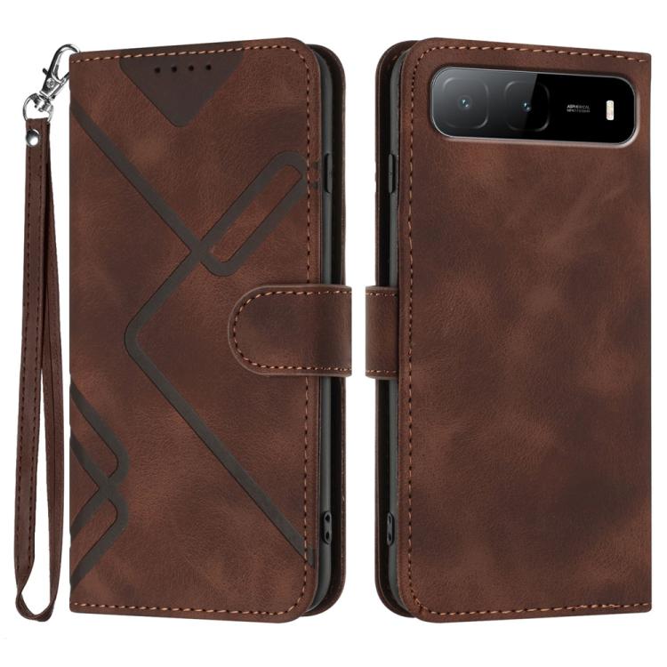 Line Pattern Skin Feel Leather Phone Case, For Tecno Spark Go 5G 2025 / Hot 60i 5G, For Tecno Camon 30 Pro, For Tecno Pova 6 Pro, For Tecno Spark 20 Pro, For Tecno Spark 20, For Tecno Spark Go 2024, For Tecno Camon 20 Premier                           ...