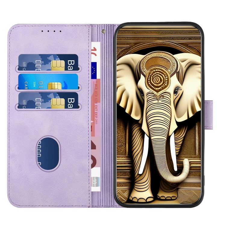 Elephant Head Embossed Phone Leather Case with Lanyard, For Tecno Camon 20/20 Pro 4G, For Tecno Spark 10C, For Tecno Spark 10 4G, For Tecno Spark Go 2023, For Tecno Spark 10 Pro, For Tecno Pova 4