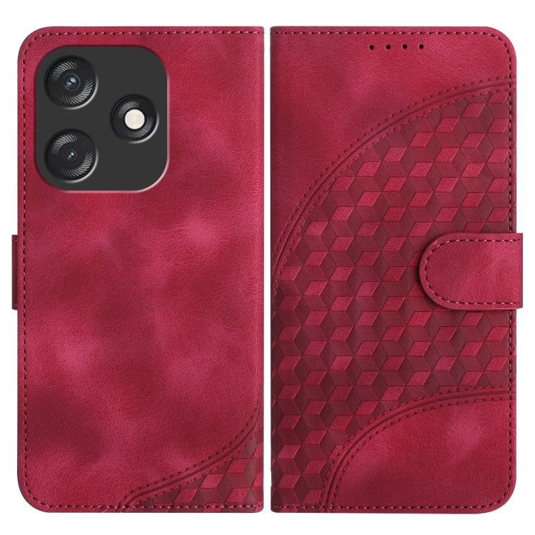 Elephant Head Embossed Phone Leather Case with Lanyard, For Tecno Camon 20/20 Pro 4G, For Tecno Spark 10C, For Tecno Spark 10 4G, For Tecno Spark Go 2023, For Tecno Spark 10 Pro, For Tecno Pova 4