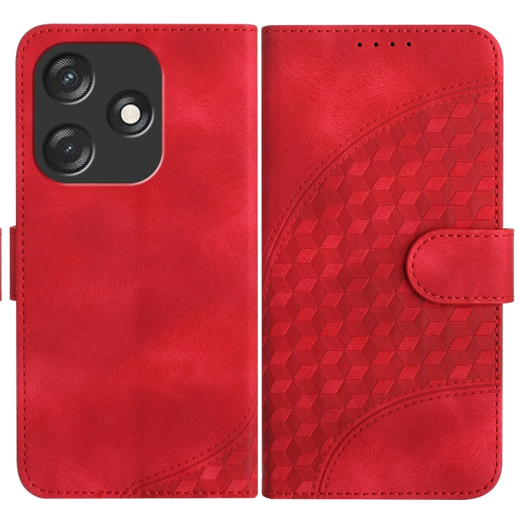 Elephant Head Embossed Phone Leather Case with Lanyard, For Tecno Camon 20/20 Pro 4G, For Tecno Spark 10C, For Tecno Spark 10 4G, For Tecno Spark Go 2023, For Tecno Spark 10 Pro, For Tecno Pova 4