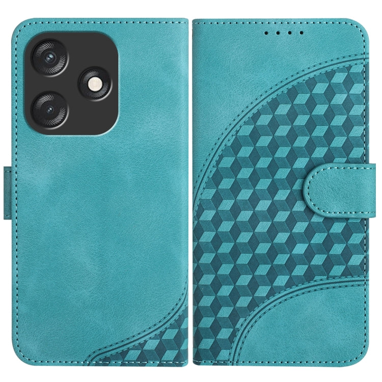 Elephant Head Embossed Phone Leather Case with Lanyard, For Tecno Camon 20/20 Pro 4G, For Tecno Spark 10C, For Tecno Spark 10 4G, For Tecno Spark Go 2023, For Tecno Spark 10 Pro, For Tecno Pova 4