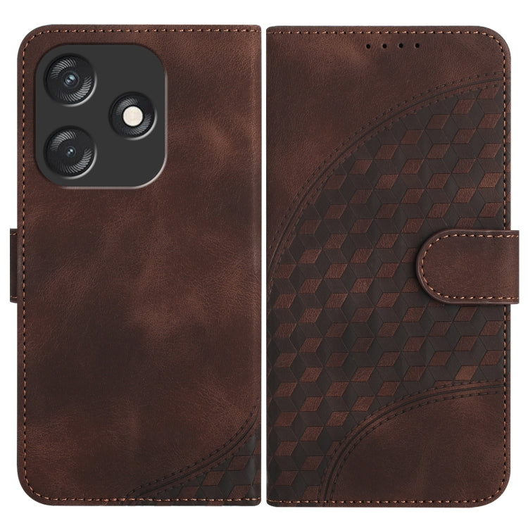 Elephant Head Embossed Phone Leather Case with Lanyard, For Tecno Camon 20/20 Pro 4G, For Tecno Spark 10C, For Tecno Spark 10 4G, For Tecno Spark Go 2023, For Tecno Spark 10 Pro, For Tecno Pova 4