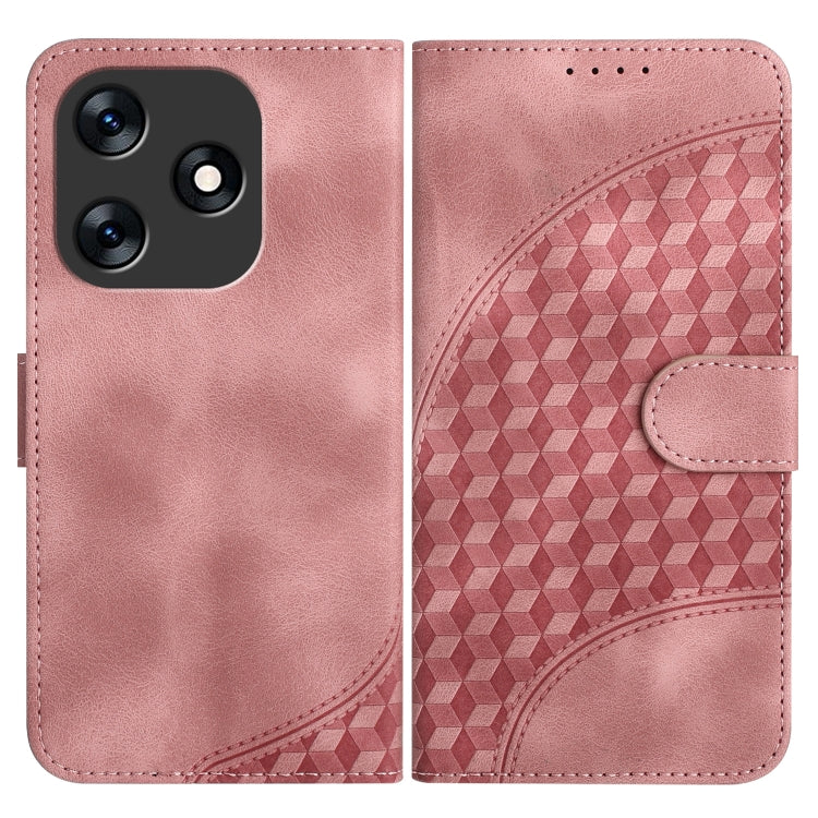 Elephant Head Embossed Phone Leather Case with Lanyard, For Tecno Camon 20/20 Pro 4G, For Tecno Spark 10C, For Tecno Spark 10 4G, For Tecno Spark Go 2023, For Tecno Spark 10 Pro, For Tecno Pova 4