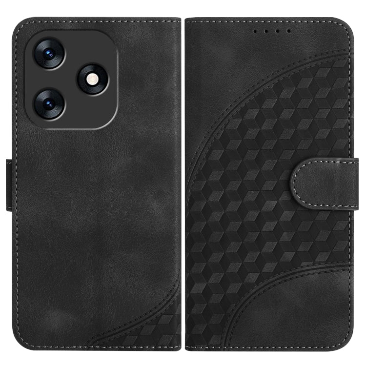 Elephant Head Embossed Phone Leather Case with Lanyard, For Tecno Camon 20/20 Pro 4G, For Tecno Spark 10C, For Tecno Spark 10 4G, For Tecno Spark Go 2023, For Tecno Spark 10 Pro, For Tecno Pova 4