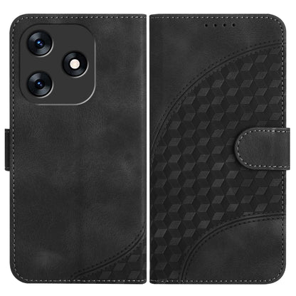 Elephant Head Embossed Phone Leather Case with Lanyard, For Tecno Camon 20/20 Pro 4G, For Tecno Spark 10C, For Tecno Spark 10 4G, For Tecno Spark Go 2023, For Tecno Spark 10 Pro, For Tecno Pova 4