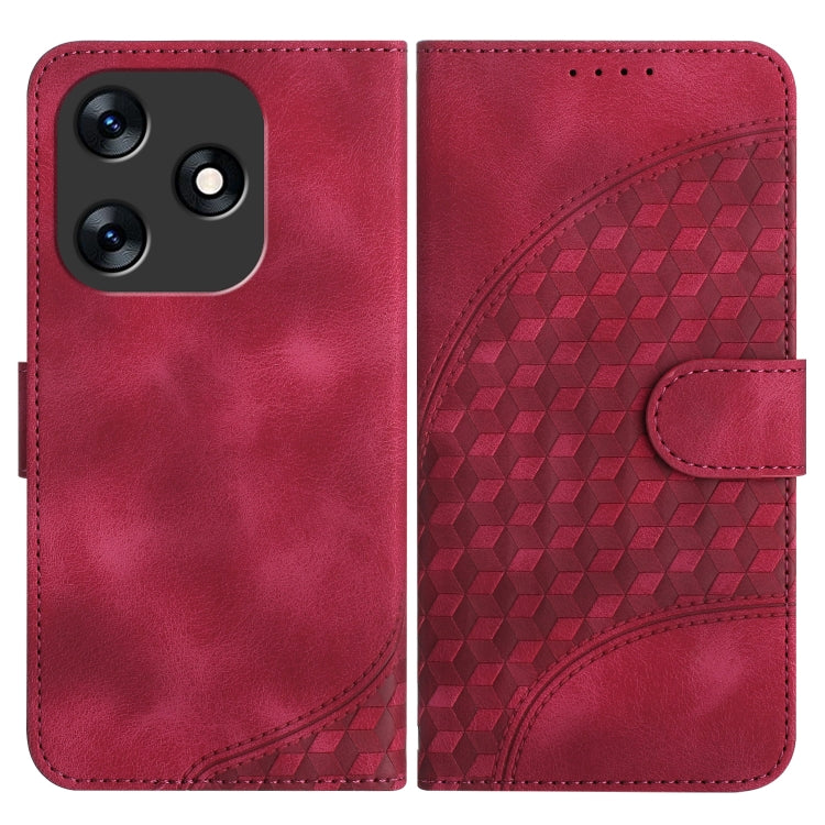 Elephant Head Embossed Phone Leather Case with Lanyard, For Tecno Camon 20/20 Pro 4G, For Tecno Spark 10C, For Tecno Spark 10 4G, For Tecno Spark Go 2023, For Tecno Spark 10 Pro, For Tecno Pova 4