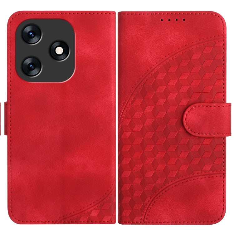 Elephant Head Embossed Phone Leather Case with Lanyard, For Tecno Camon 20/20 Pro 4G, For Tecno Spark 10C, For Tecno Spark 10 4G, For Tecno Spark Go 2023, For Tecno Spark 10 Pro, For Tecno Pova 4