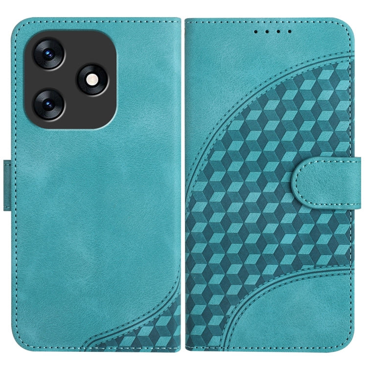Elephant Head Embossed Phone Leather Case with Lanyard, For Tecno Camon 20/20 Pro 4G, For Tecno Spark 10C, For Tecno Spark 10 4G, For Tecno Spark Go 2023, For Tecno Spark 10 Pro, For Tecno Pova 4