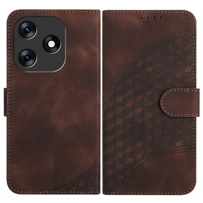 Elephant Head Embossed Phone Leather Case with Lanyard, For Tecno Camon 20/20 Pro 4G, For Tecno Spark 10C, For Tecno Spark 10 4G, For Tecno Spark Go 2023, For Tecno Spark 10 Pro, For Tecno Pova 4