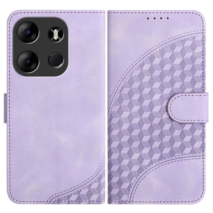 Elephant Head Embossed Phone Leather Case with Lanyard, For Tecno Camon 20/20 Pro 4G, For Tecno Spark 10C, For Tecno Spark 10 4G, For Tecno Spark Go 2023, For Tecno Spark 10 Pro, For Tecno Pova 4