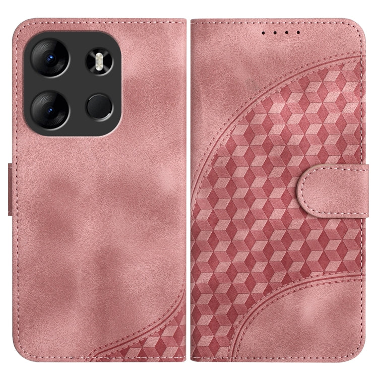 Elephant Head Embossed Phone Leather Case with Lanyard, For Tecno Camon 20/20 Pro 4G, For Tecno Spark 10C, For Tecno Spark 10 4G, For Tecno Spark Go 2023, For Tecno Spark 10 Pro, For Tecno Pova 4