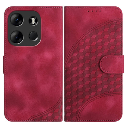 Elephant Head Embossed Phone Leather Case with Lanyard, For Tecno Camon 20/20 Pro 4G, For Tecno Spark 10C, For Tecno Spark 10 4G, For Tecno Spark Go 2023, For Tecno Spark 10 Pro, For Tecno Pova 4