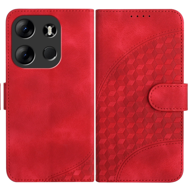 Elephant Head Embossed Phone Leather Case with Lanyard, For Tecno Camon 20/20 Pro 4G, For Tecno Spark 10C, For Tecno Spark 10 4G, For Tecno Spark Go 2023, For Tecno Spark 10 Pro, For Tecno Pova 4