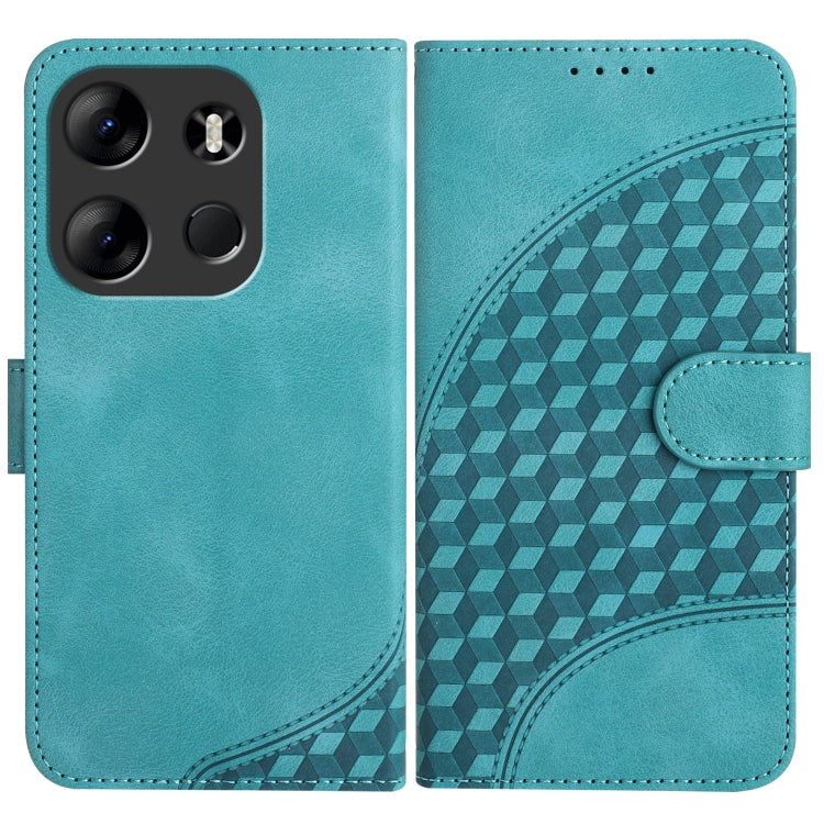 Elephant Head Embossed Phone Leather Case with Lanyard, For Tecno Camon 20/20 Pro 4G, For Tecno Spark 10C, For Tecno Spark 10 4G, For Tecno Spark Go 2023, For Tecno Spark 10 Pro, For Tecno Pova 4