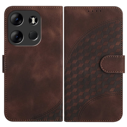 Elephant Head Embossed Phone Leather Case with Lanyard, For Tecno Camon 20/20 Pro 4G, For Tecno Spark 10C, For Tecno Spark 10 4G, For Tecno Spark Go 2023, For Tecno Spark 10 Pro, For Tecno Pova 4