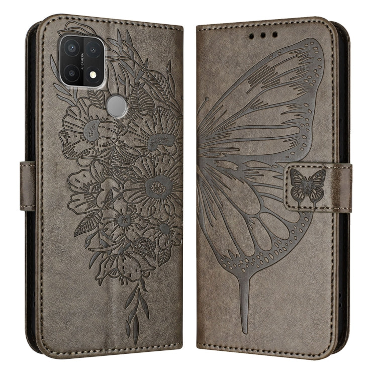 Embossed Butterfly Leather Phone Case, For OPPO A15 / A15s / A35 2021, For OPPO A92s, For OPPO A79 5G, For OPPO A79 5G Global