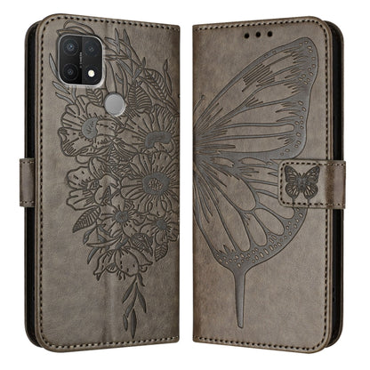 Embossed Butterfly Leather Phone Case, For OPPO A15 / A15s / A35 2021, For OPPO A92s, For OPPO A79 5G, For OPPO A79 5G Global