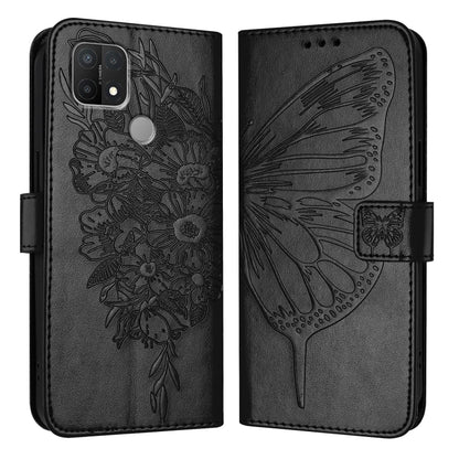 Embossed Butterfly Leather Phone Case, For OPPO A15 / A15s / A35 2021, For OPPO A92s, For OPPO A79 5G, For OPPO A79 5G Global