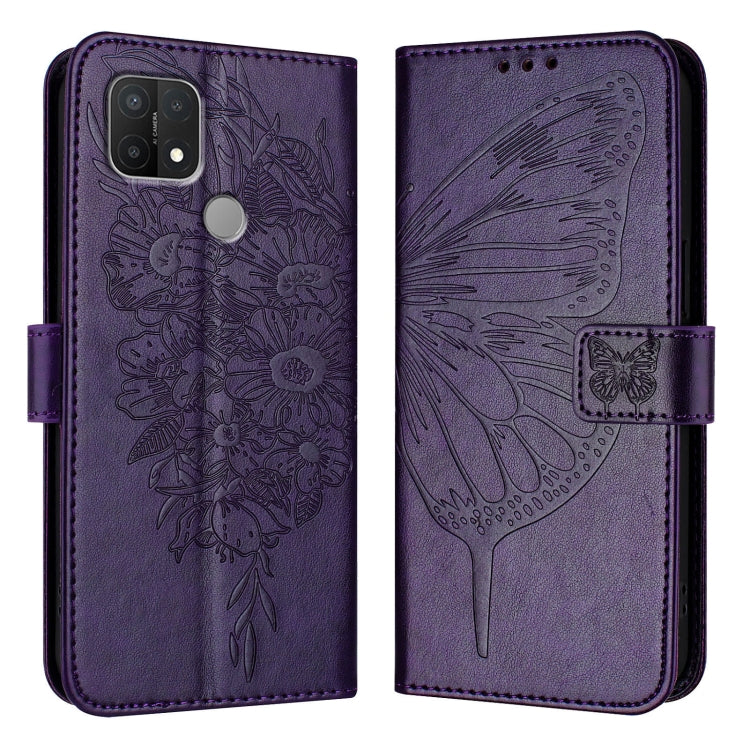 Embossed Butterfly Leather Phone Case, For OPPO A15 / A15s / A35 2021, For OPPO A92s, For OPPO A79 5G, For OPPO A79 5G Global