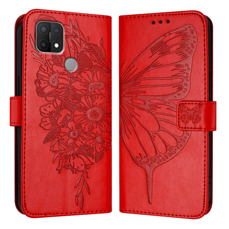 Embossed Butterfly Leather Phone Case, For OPPO A15 / A15s / A35 2021, For OPPO A92s, For OPPO A79 5G, For OPPO A79 5G Global