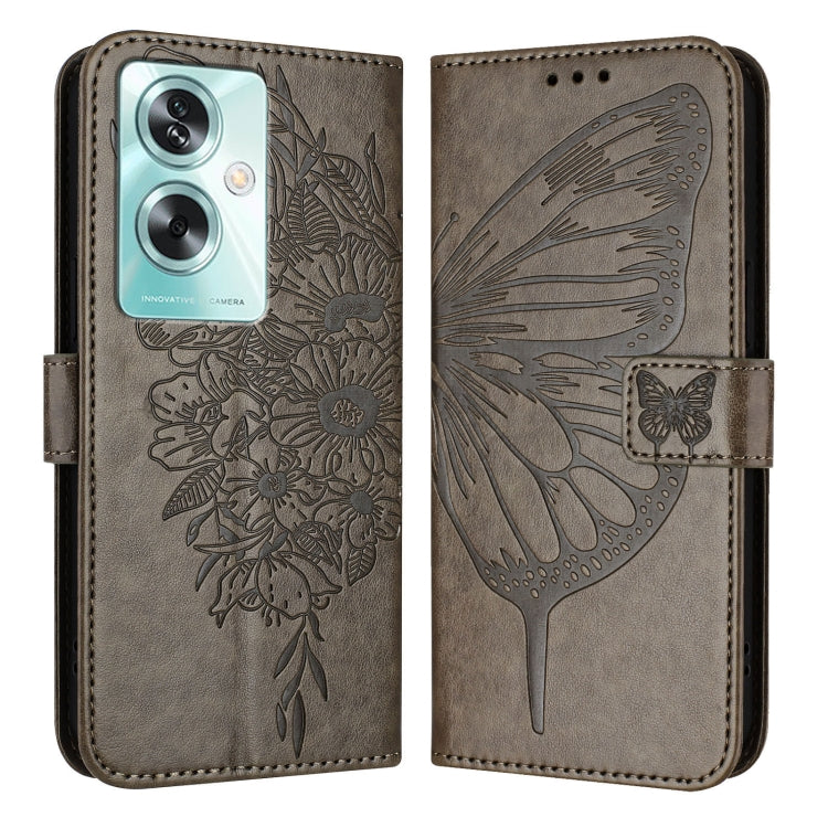 Embossed Butterfly Leather Phone Case, For OPPO A15 / A15s / A35 2021, For OPPO A92s, For OPPO A79 5G, For OPPO A79 5G Global