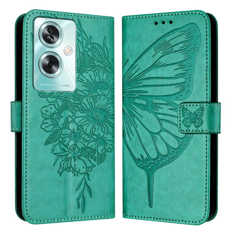 Embossed Butterfly Leather Phone Case, For OPPO A15 / A15s / A35 2021, For OPPO A92s, For OPPO A79 5G, For OPPO A79 5G Global
