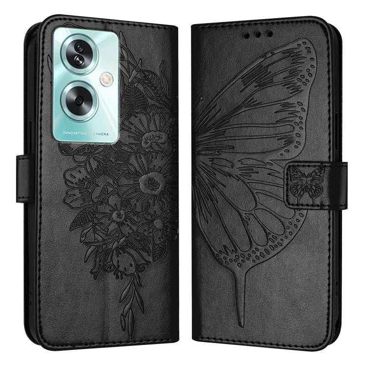 Embossed Butterfly Leather Phone Case, For OPPO A15 / A15s / A35 2021, For OPPO A92s, For OPPO A79 5G, For OPPO A79 5G Global