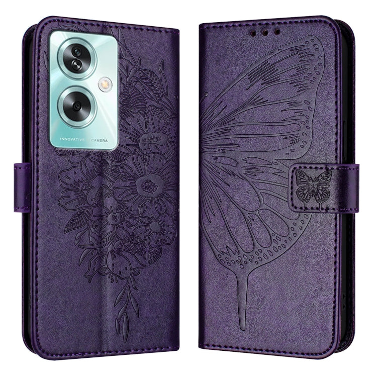 Embossed Butterfly Leather Phone Case, For OPPO A15 / A15s / A35 2021, For OPPO A92s, For OPPO A79 5G, For OPPO A79 5G Global