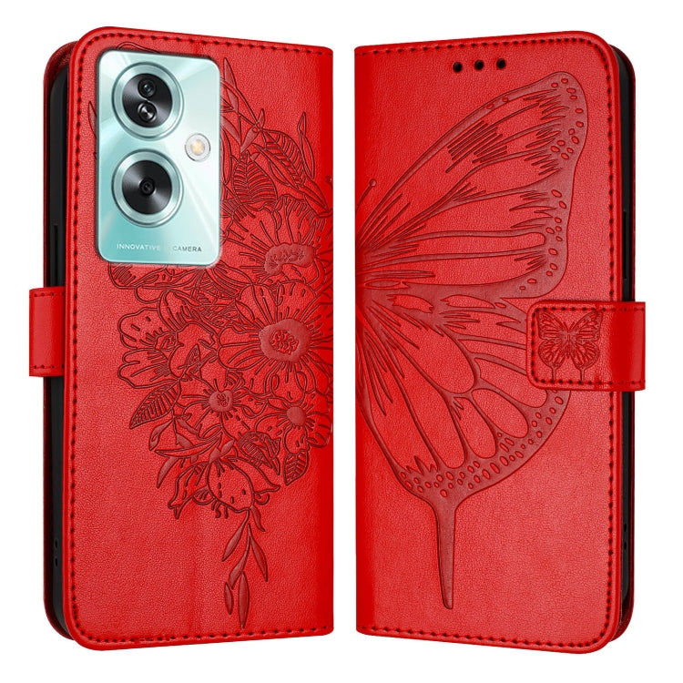 Embossed Butterfly Leather Phone Case, For OPPO A15 / A15s / A35 2021, For OPPO A92s, For OPPO A79 5G, For OPPO A79 5G Global