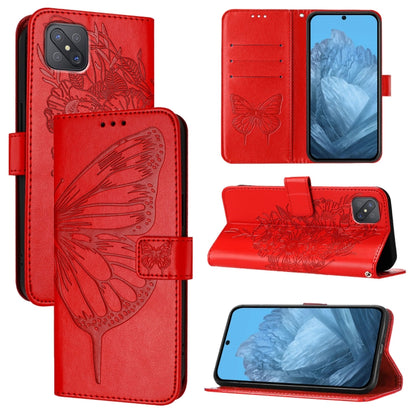 Embossed Butterfly Leather Phone Case, For OPPO A15 / A15s / A35 2021, For OPPO A92s, For OPPO A79 5G, For OPPO A79 5G Global