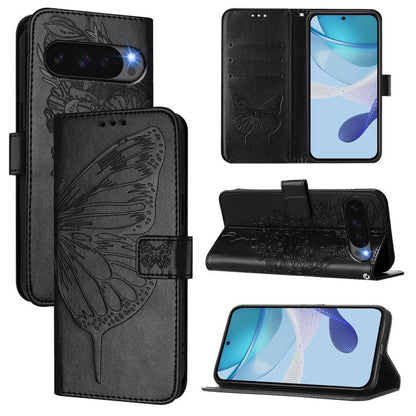 Embossed Butterfly Leather Phone Case, For Google Pixel 11 Pro XL, For Google Pixel 11 Pro / 11, For Google Pixel 10 Pro XL, For Google Pixel 10 / 10 Pro+, For Google Pixel 9a, For Google Pixel 9 Pro XL, For Google Pixel 9 Pro, For Google Pixel 9      ...