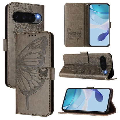 Embossed Butterfly Leather Phone Case, For Google Pixel 11 Pro XL, For Google Pixel 11 Pro / 11, For Google Pixel 10 Pro XL, For Google Pixel 10 / 10 Pro+, For Google Pixel 9a, For Google Pixel 9 Pro XL, For Google Pixel 9 Pro, For Google Pixel 9      ...
