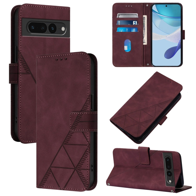 Crossbody 3D Embossed Flip Leather Phone Case, For Google Pixel 11 Pro XL, For Google Pixel 11 Pro / 11, For Google Pixel 10 Pro XL, For Google Pixel 10 / 10 Pro+, For Google Pixel 9a, For Google Pixel 9 Pro XL, For Google Pixel 9 Pro, For Google Pixel...