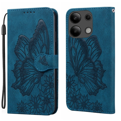Retro Skin Feel Butterflies Embossing Horizontal Flip Leather Phone Case, For Xiaomi Redmi Note 13 Pro 4G, For Xiaomi Redmi Note 13 4G, For Xiaomi Redmi 13C / POCO C65, For Xiaomi Redmi Note 13 Pro+ 5G