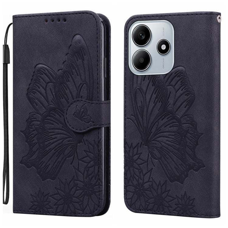 Retro Skin Feel Butterflies Embossing Horizontal Flip Leather Phone Case, For Redmi Note 17 5G / 4G Global 169.7mm, For Redmi Note 17 Pro Max 5G Global 163.4mm, For Redmi Note 17 Pro 5G Global 163.5mm, For Redmi 17 5G / 4G Global 170mm                 ...