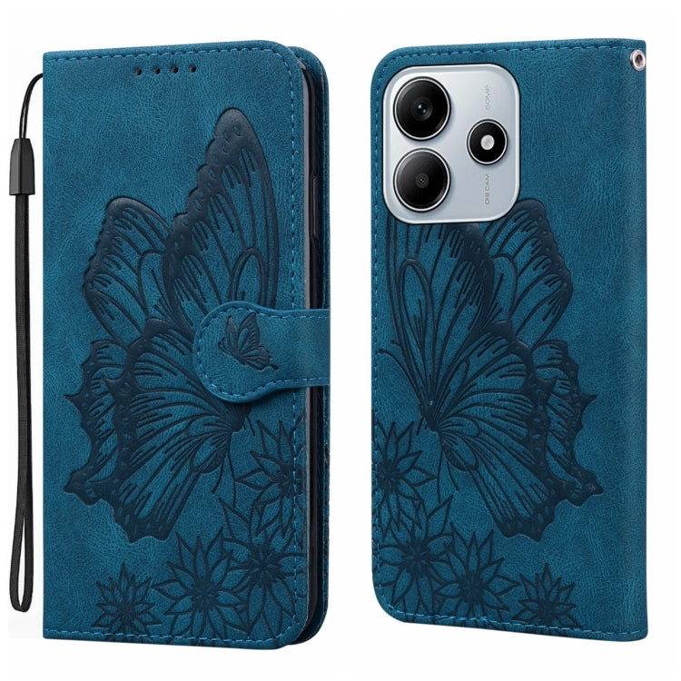 Retro Skin Feel Butterflies Embossing Horizontal Flip Leather Phone Case, For Redmi Note 17 5G / 4G Global 169.7mm, For Redmi Note 17 Pro Max 5G Global 163.4mm, For Redmi Note 17 Pro 5G Global 163.5mm, For Redmi 17 5G / 4G Global 170mm                 ...