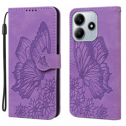 Retro Skin Feel Butterflies Embossing Horizontal Flip Leather Phone Case, For Redmi Note 17 5G / 4G Global 169.7mm, For Redmi Note 17 Pro Max 5G Global 163.4mm, For Redmi Note 17 Pro 5G Global 163.5mm, For Redmi 17 5G / 4G Global 170mm                 ...