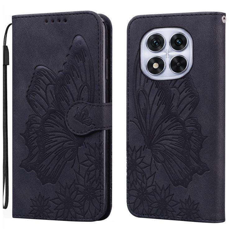 Retro Skin Feel Butterflies Embossing Horizontal Flip Leather Phone Case, For Redmi Note 17 5G / 4G Global 169.7mm, For Redmi Note 17 Pro Max 5G Global 163.4mm, For Redmi Note 17 Pro 5G Global 163.5mm, For Redmi 17 5G / 4G Global 170mm                 ...