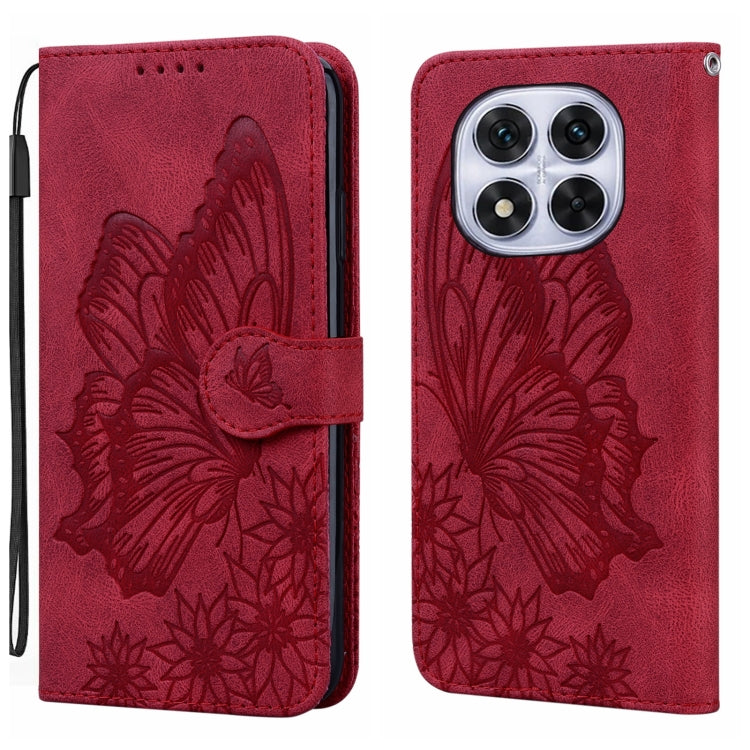 Retro Skin Feel Butterflies Embossing Horizontal Flip Leather Phone Case, For Redmi Note 17 5G / 4G Global 169.7mm, For Redmi Note 17 Pro Max 5G Global 163.4mm, For Redmi Note 17 Pro 5G Global 163.5mm, For Redmi 17 5G / 4G Global 170mm                 ...