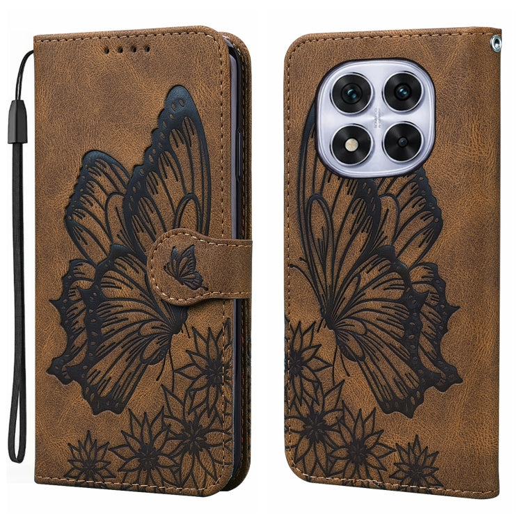 Retro Skin Feel Butterflies Embossing Horizontal Flip Leather Phone Case, For Redmi Note 17 5G / 4G Global 169.7mm, For Redmi Note 17 Pro Max 5G Global 163.4mm, For Redmi Note 17 Pro 5G Global 163.5mm, For Redmi 17 5G / 4G Global 170mm                 ...