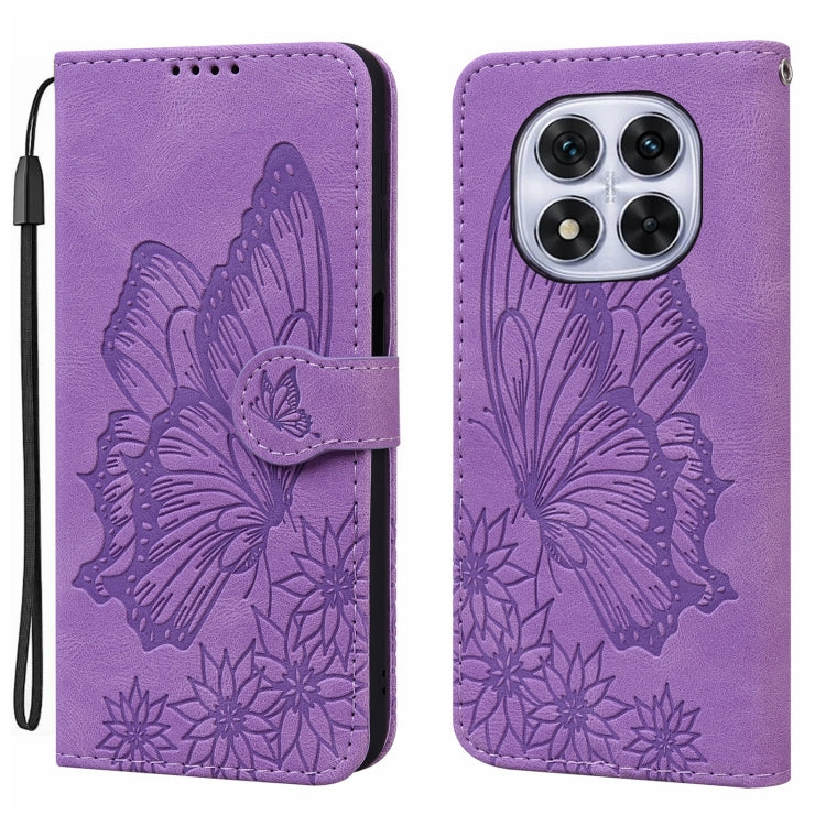 Retro Skin Feel Butterflies Embossing Horizontal Flip Leather Phone Case, For Redmi Note 17 5G / 4G Global 169.7mm, For Redmi Note 17 Pro Max 5G Global 163.4mm, For Redmi Note 17 Pro 5G Global 163.5mm, For Redmi 17 5G / 4G Global 170mm                 ...