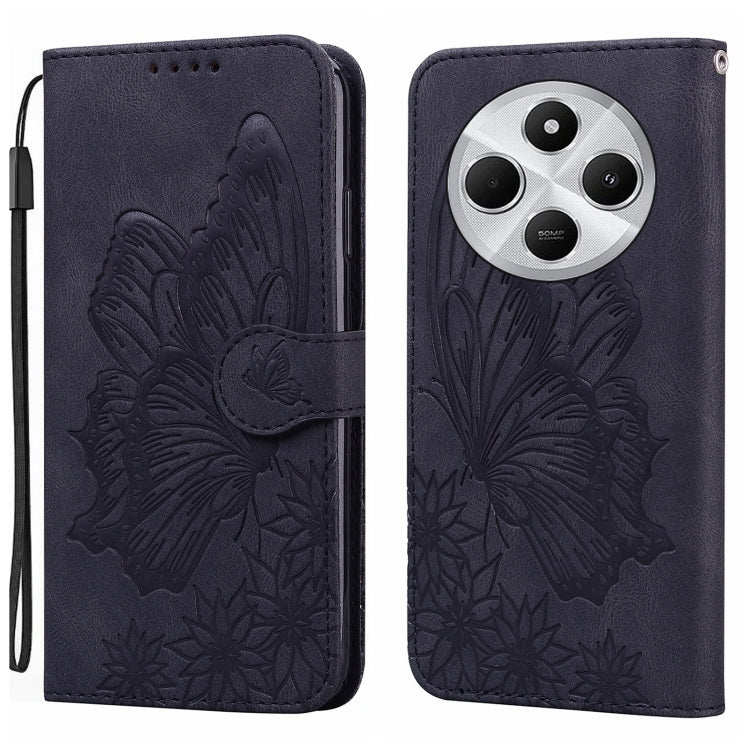 Retro Skin Feel Butterflies Embossing Horizontal Flip Leather Phone Case, For Redmi Note 17 5G / 4G Global 169.7mm, For Redmi Note 17 Pro Max 5G Global 163.4mm, For Redmi Note 17 Pro 5G Global 163.5mm, For Redmi 17 5G / 4G Global 170mm                 ...