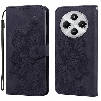 Retro Skin Feel Butterflies Embossing Horizontal Flip Leather Phone Case, For Redmi Note 17 5G / 4G Global 169.7mm, For Redmi Note 17 Pro Max 5G Global 163.4mm, For Redmi Note 17 Pro 5G Global 163.5mm, For Redmi 17 5G / 4G Global 170mm                 ...