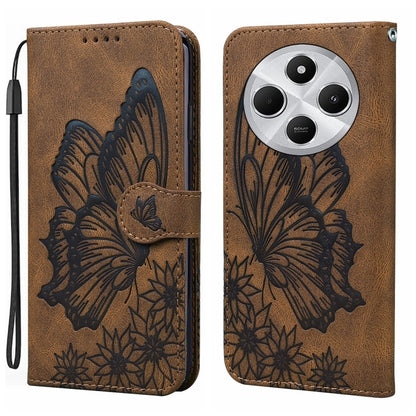 Retro Skin Feel Butterflies Embossing Horizontal Flip Leather Phone Case, For Redmi Note 17 5G / 4G Global 169.7mm, For Redmi Note 17 Pro Max 5G Global 163.4mm, For Redmi Note 17 Pro 5G Global 163.5mm, For Redmi 17 5G / 4G Global 170mm                 ...
